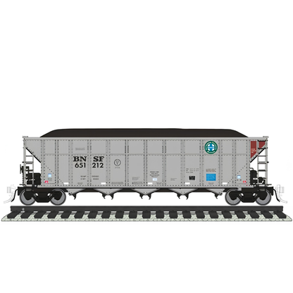 Rapido (169043-2) | AutoFlood III Rapid Discharge Coal Hopper w/ Load | BNSF #651235 | Circle Cross Logo | HO Scale