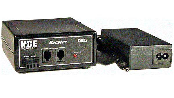 NCE DB5 Add-On Power Booster - 5 Amp w/ Power Supply - All Scales