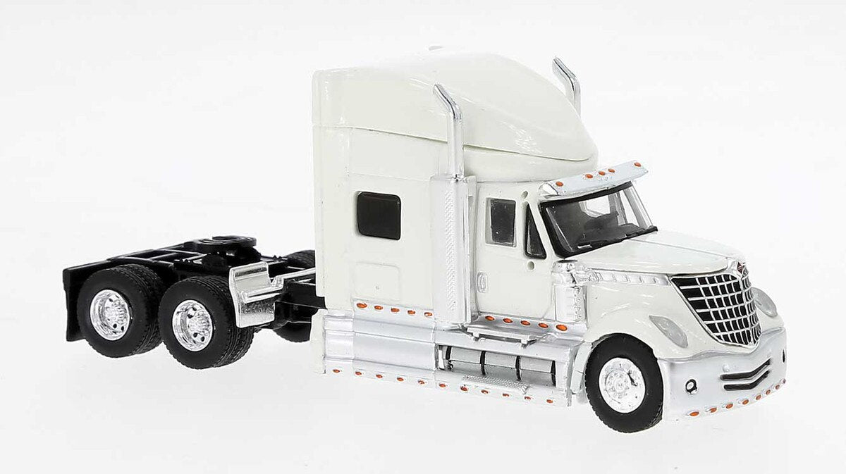 Brekina 85827 2010 International LoneStar Sleeper-Cab Semi Tractor White HO Scale