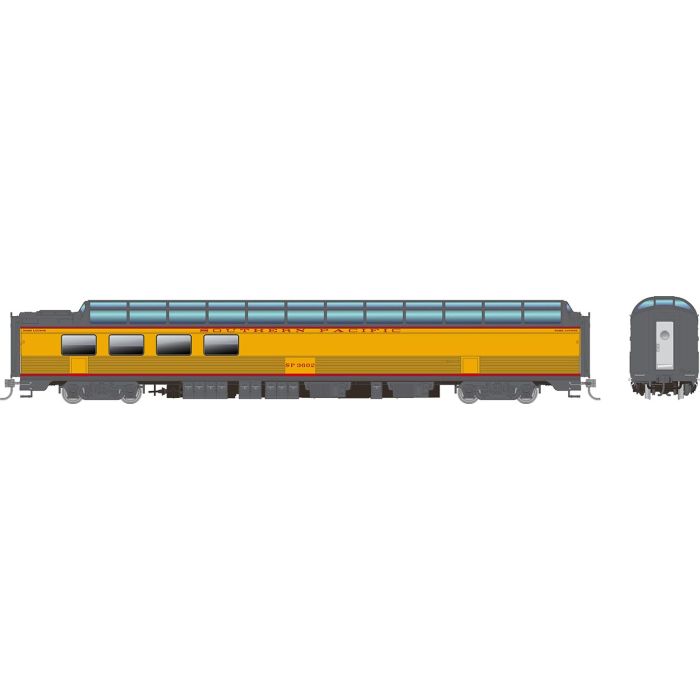 Rapido (175005) SP Dome-Lounge w/ Fluted Sides | Southern Pacific Overland #3603 | HO Scale