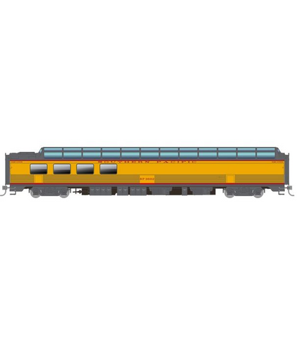 Rapido (175005) SP Dome-Lounge w/ Fluted Sides | Southern Pacific Overland #3603 | HO Scale