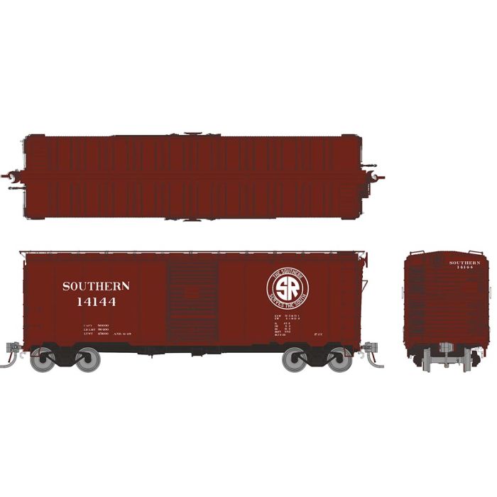 Rapido 180004-1 1937 AAR 40' Boxcar w/ Square Corner Southern Pacific #32865 HO Scale