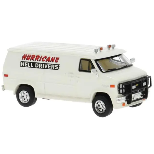 Brekina GMC G20 Hurricane Hell Drivers Van HO Scale