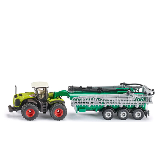 Siku (1827) | Claas Xerion Tractor with Slurry Tanker | HO Scale