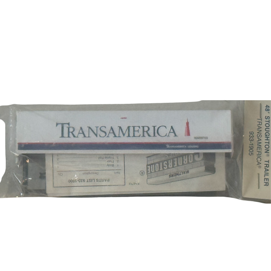 Walthers (933-1905) • 48' Stoughton Trailer • TransAmerica • HO Scale (NOS)