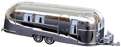Busch Gmbh & Co Kg, 1958 Airstream Aluminum Camping Trailer, Assembled, HO Scale
