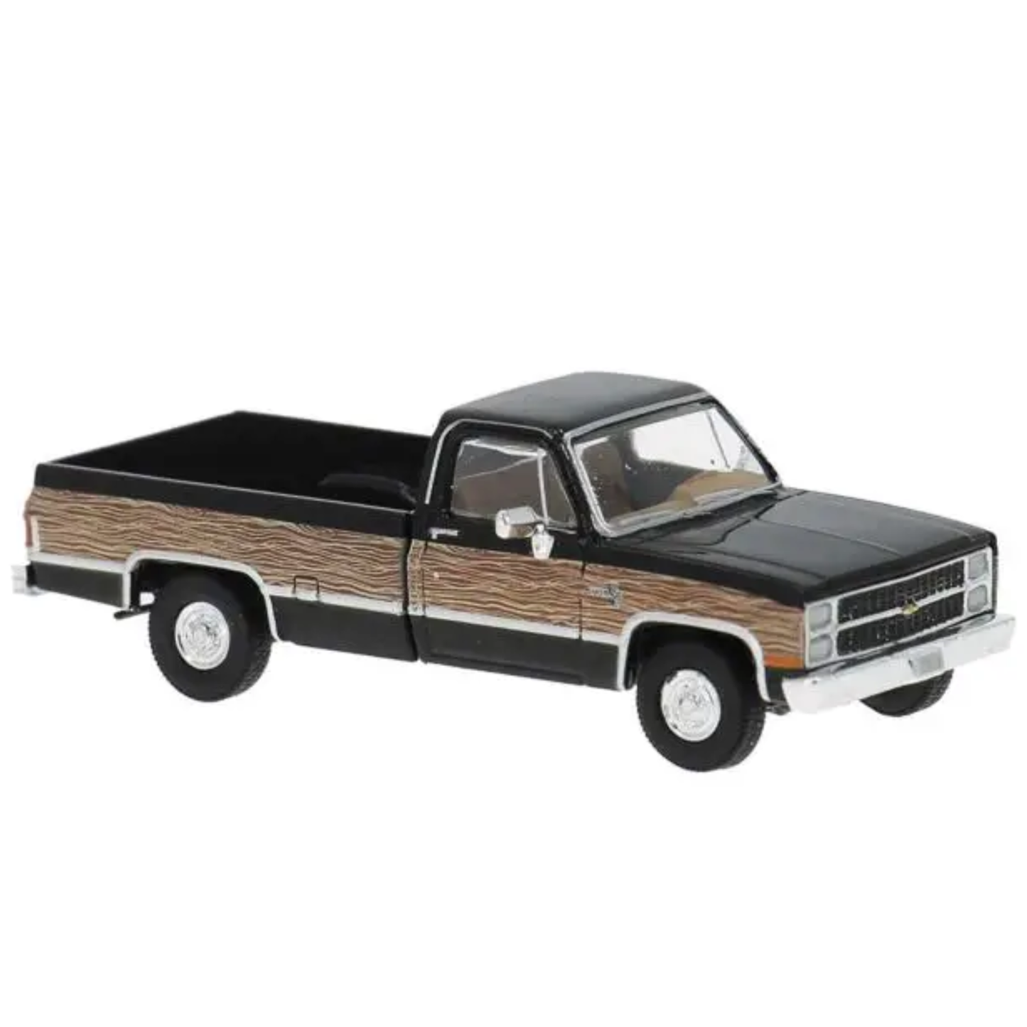 Brekina Chevrolet C20 Woody Pickup Black/Wood Grain HO Scale