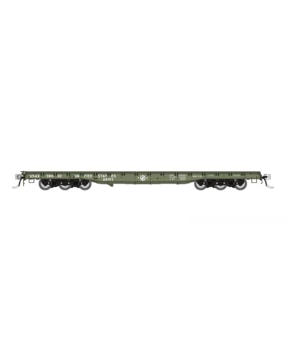 Rapido (199001) | Magor 54' Department of Defense Flatcar | US Army | 6-Pack | HO Scale