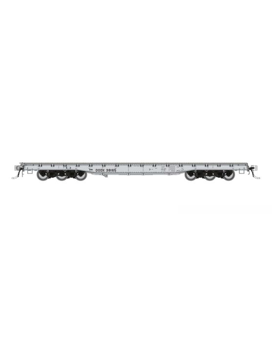 Rapido (199005A) | Magor 54' Department of Defense Flatcar | Navy #38428 | HO Scale