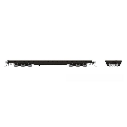 Rapido (199099) | Magor 54' Department of Defense Flatcar | Unlettered | HO Scale