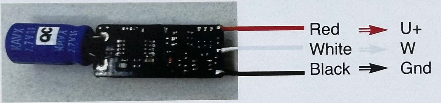 Nix Trains NTZ 202 Power Bridge II 3-Wire Stay-Alive | All Scales
