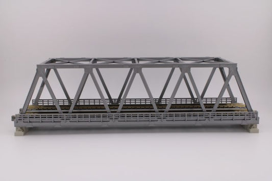 Kato Double-Tack Truss Bridge (20437) | 9 3/4" (24.8cm | Silver | N Scale