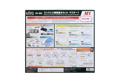 Kato (20-852) | M1 Basic Oval Track Starter Set | Unitrack | Oval | N Scale