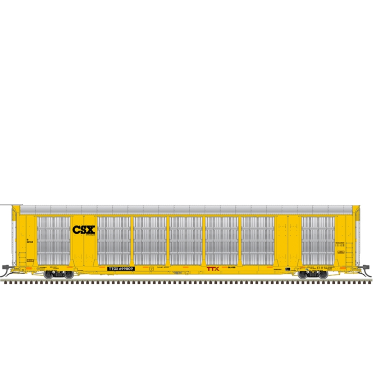 Atlas Master Gunderson Multi-Max Enclosed Auto Rack CSX 699816 HO Scale