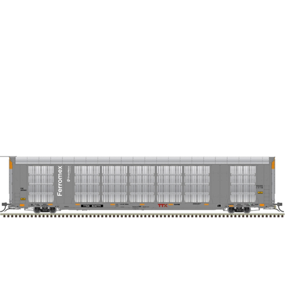 Atlas Master 20007919 Gunderson Multi-Max Enclosed Auto Rack Ferromex 824801 HO Scale