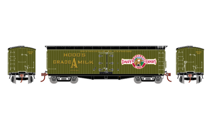 Athearn 40' Wooden Milk Car - Hood's Milk #205 - N Scale (NOS)