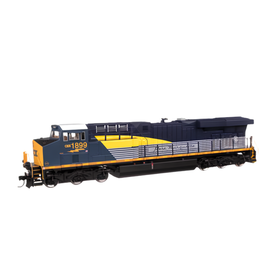 WalthersMainline GE ES44AC Evolution Series GEVO (910-20227) | CSX #1899 | Pere Marquette & Ohio Heritage | DCC | ESU LokSound | HO Scale