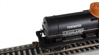 Bachmann Silver Series(R) (17802) | 40' Single-Dome Tank Car | Tidewater #1365  | HO Scale