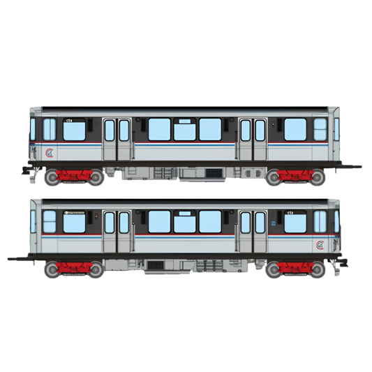Rapido (208503) | CTA 2600 Budd Series 'L' Cars | 2-Car Pair | Chicago Transit Authority CTA #2929 & 2930 | As-Delivered Scheme | DCC/Sound | HO Scale [PRE-ORDER]