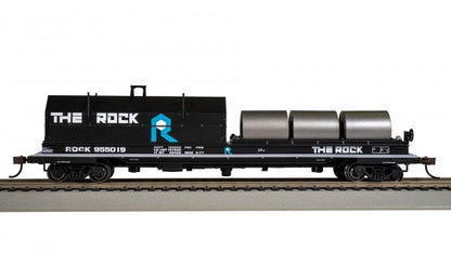 Bachmann Silver Series(R) (71428) | 55' Steel Coil Car / Load | Rock Island #955019 | HO Scale