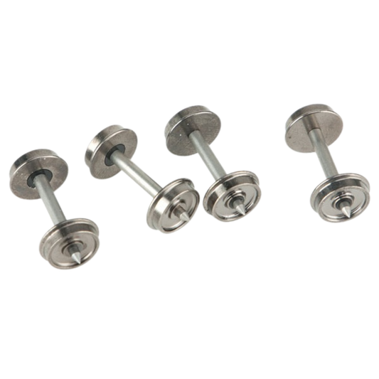 WalthersProto 33" Turned Metal RP-25 Wheelsets with Metal Axles - Pkg of 12 - HO Scale
