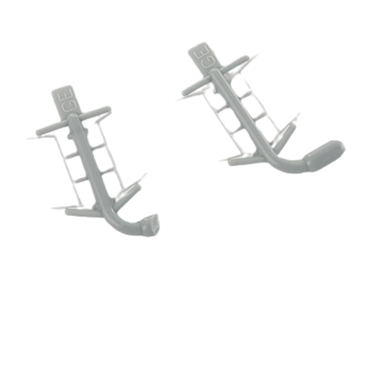 Detail Associates (2317) • Windshield Wipers • GE Standard Cab • Pkg of 4 • HO Scale
