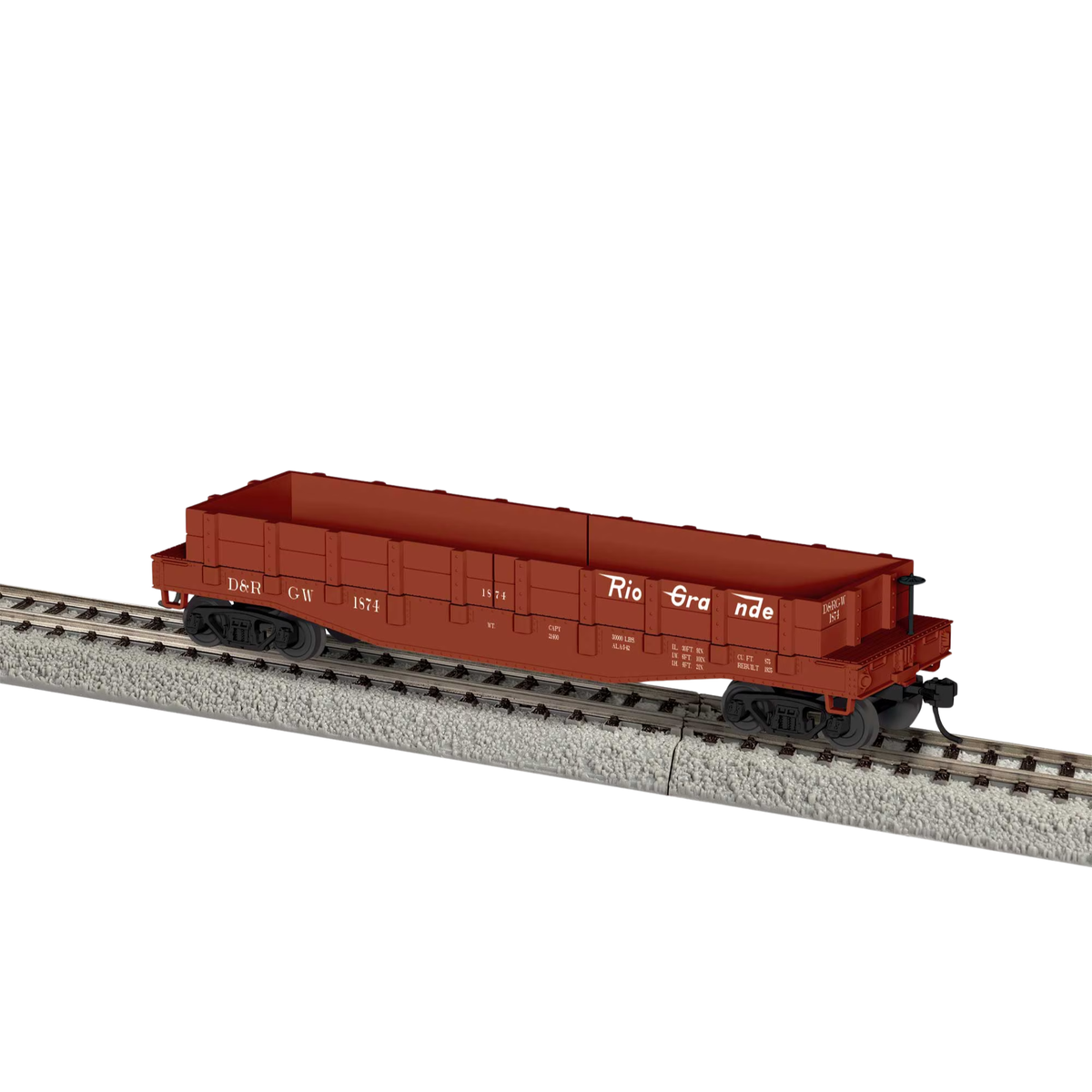 Lionel 2454270 Denver & Rio Grande Western Gondola #1874 HO Scale