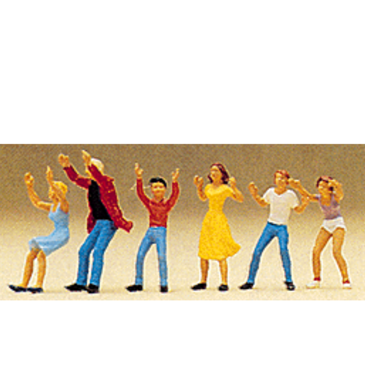 Preiser Kg (24660) | People for Swings | Pkg of 6 | HO Scale