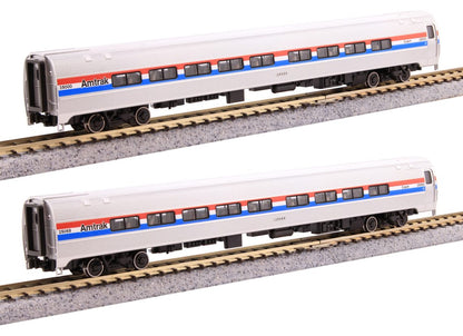 Kato 106-6293 Amfleet II Coach 2-Car Set Amtrak Phase III #25000 & #25068 N Scale