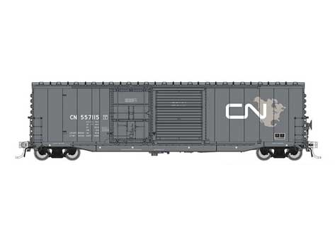Rapido NSC 5304 Plug & Sliding Door Boxcar (173005) | Canadian National #557115 | HO Scale
