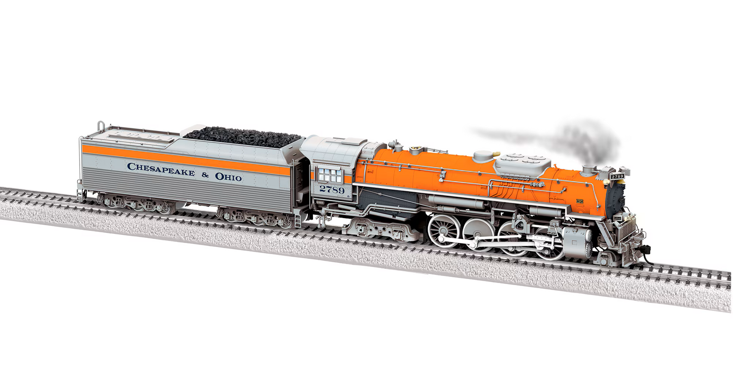 Lionel 2-8-4 Berkshire - Chesapeake & Ohio "Chessie" Kanawha #2789 - ESU LokSound - DCC - HO Scale