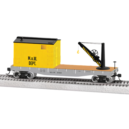 Lionel (2654060) | Work Crane Car | Maintenance of Way Department #4060 | HO Scale [PRE-ORDER]