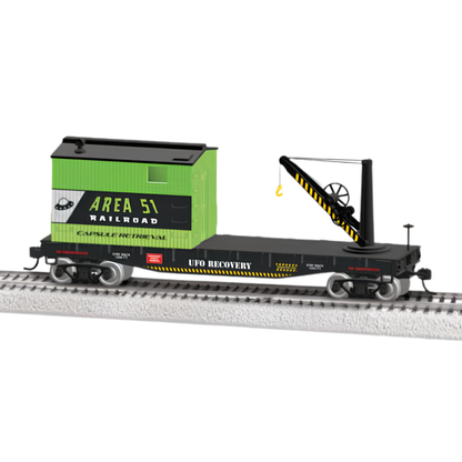 Lionel (2654090) | Work Crane Car | Area 51 | HO Scale [PRE-ORDER]