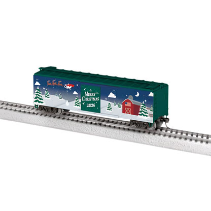 Lionel (2654100) | 40' Steel Flat-End Boxcar | Christmas 2026 | HO Scale [PRE-ORDER]