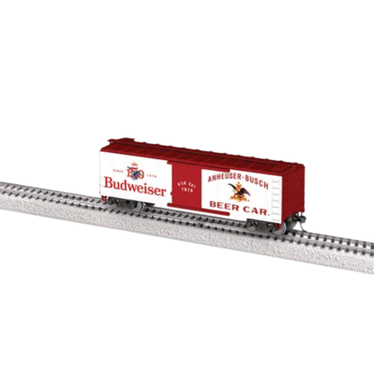Lionel (2654160) | 40' Steel Flat-End Plug-Door Reefer/Boxcar | Budweiser 150th Anniversary | HO Scale [PRE-ORDER]