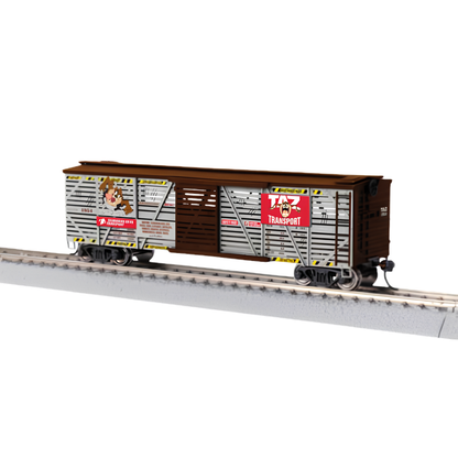 Lionel (2654200) | 40' Stock Car w/ Sounds | Looney Tunes Tasmanian Devil | HO Scale [PRE-ORDER]