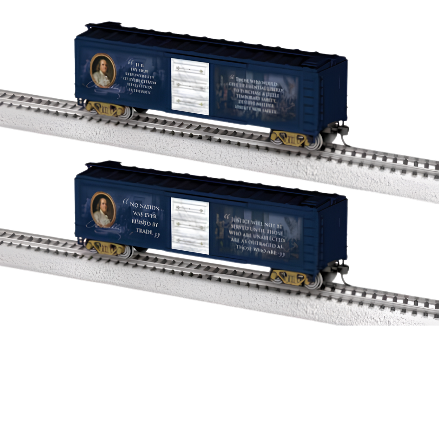 Lionel • 2664130 | 40' Steel Flat-End Boxcar | Ben Franklin | HO Scale [PRE-ORDER]