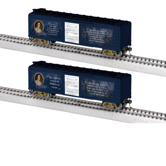 Lionel • 2664130 | 40' Steel Flat-End Boxcar | Ben Franklin | HO Scale [PRE-ORDER]