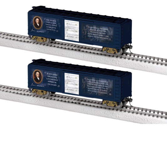 Lionel • 2664140 | 40' Steel Flat-End Boxcar | James Madison | HO Scale [PRE-ORDER]