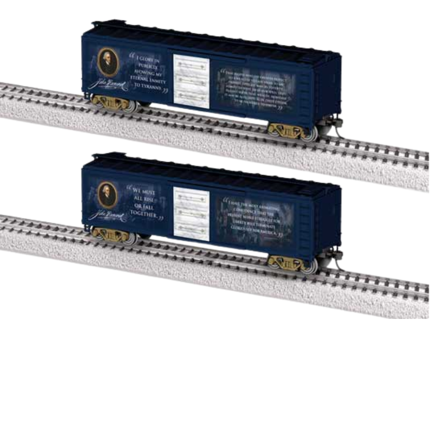 Lionel • 2664150 | 40' Steel Flat-End Boxcar | John Hancock | HO Scale [PRE-ORDER]