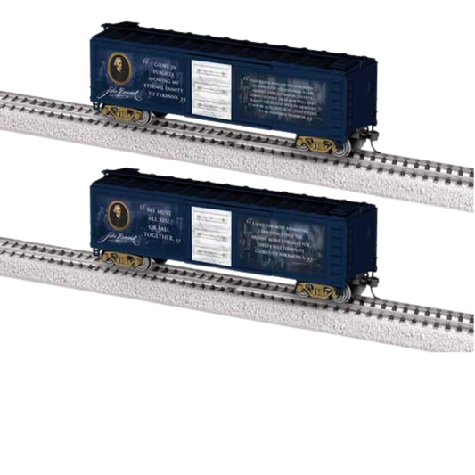 Lionel • 2664150 | 40' Steel Flat-End Boxcar | John Hancock | HO Scale [PRE-ORDER]