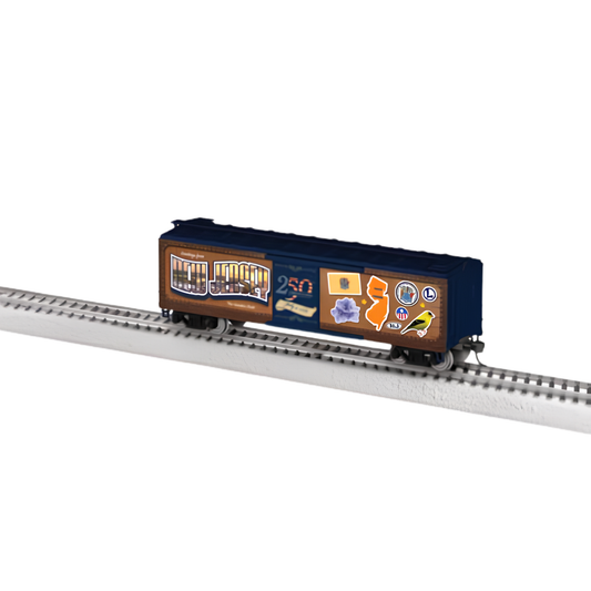 Lionel • 2664180 | 40' Steel Flat-End Boxcar | New Jersey | 50 State Series | HO Scale [PRE-ORDER]
