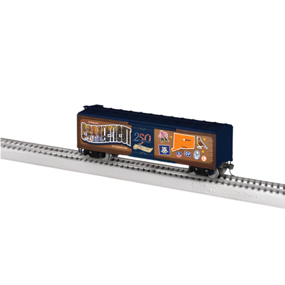 Lionel • 2664200 | 40' Steel Flat-End Boxcar | Connecticut | 50 State Series | HO Scale [PRE-ORDER]