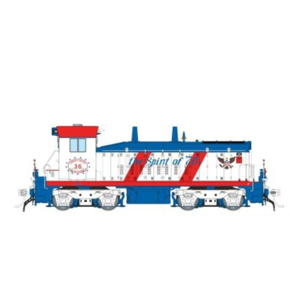 Rapido (27115) | EMD SW9 | Cambria & Indiana #36 Bicentennial | DC/Silent | HO Scale [PRE_ORDER]