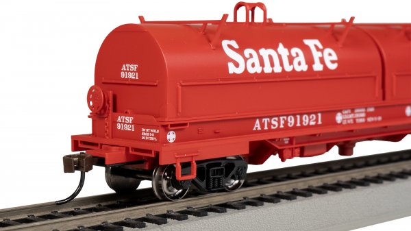 Bachmann Silver Series(R) (71405) | 55' Steel Coil Car / Load | Santa Fe #91921 | HO Scale