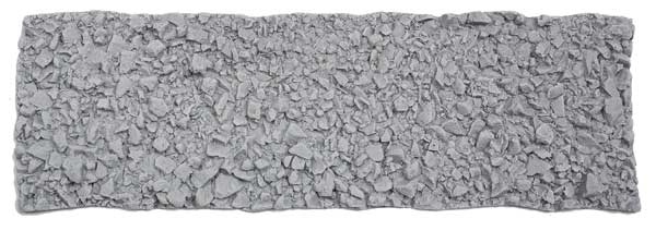 Chooch Enterprises - Flexible Textured Freight Car Load Sheets - Stone Rip Rap (Medium) - HO Scale