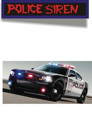 Evan Designs (PS2) | Police Siren Sound w/ Speaker and Compact Switch | All Scales