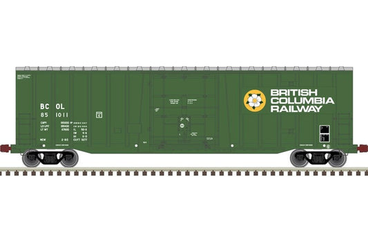 Atlas NSC 50' Plug Door Box Car | British Columbia Railway (BCOL) #851012 | N Scale (Pre-Owned)