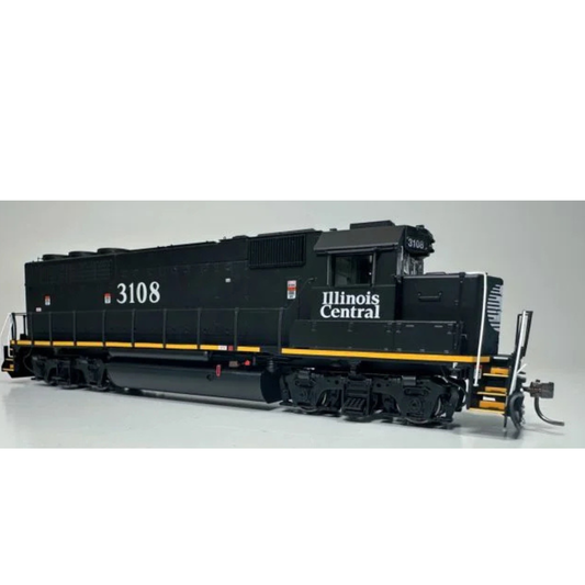 Rapido (40552) | EMD GP40R | Illinois Central #3108 | Late Death Star Scheme | DC/DCC/Sound | HO Scale