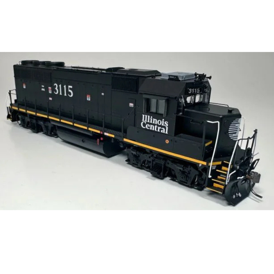 Rapido (40553) | EMD GP40R | Illinois Central #3115 | Late Death Star Scheme | DC/DCC/Sound | HO Scale
